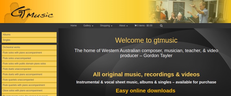 Gordon Tayler homepage